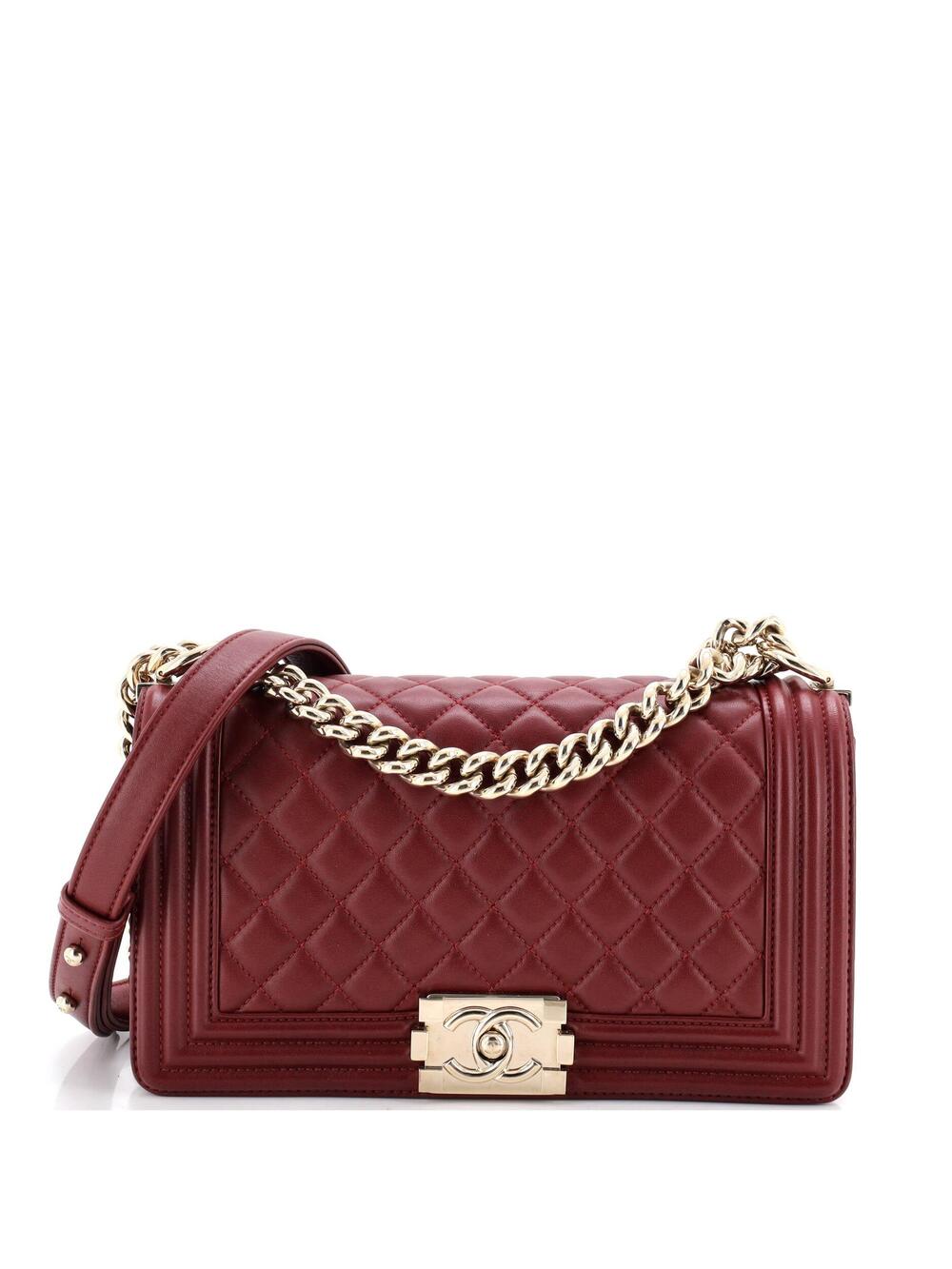 Chanel Boy Flap Bag Quilted Lambskin #357548C43B